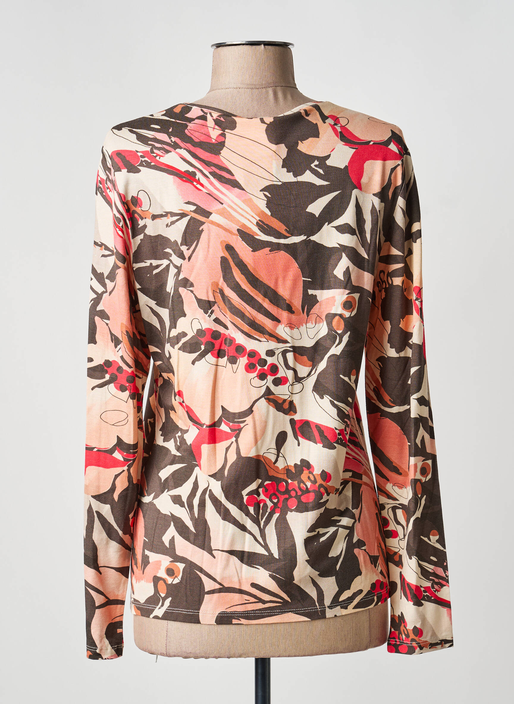 Tricou mâneci lungi mâneci lungi roz BARBARA LEBEK femeie