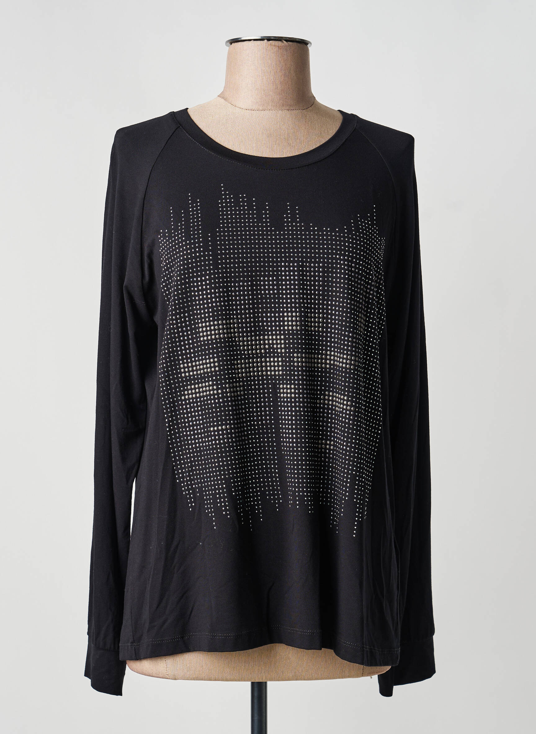 Tricou mâneci lungi mâneci lungi negru TUZZI femeie