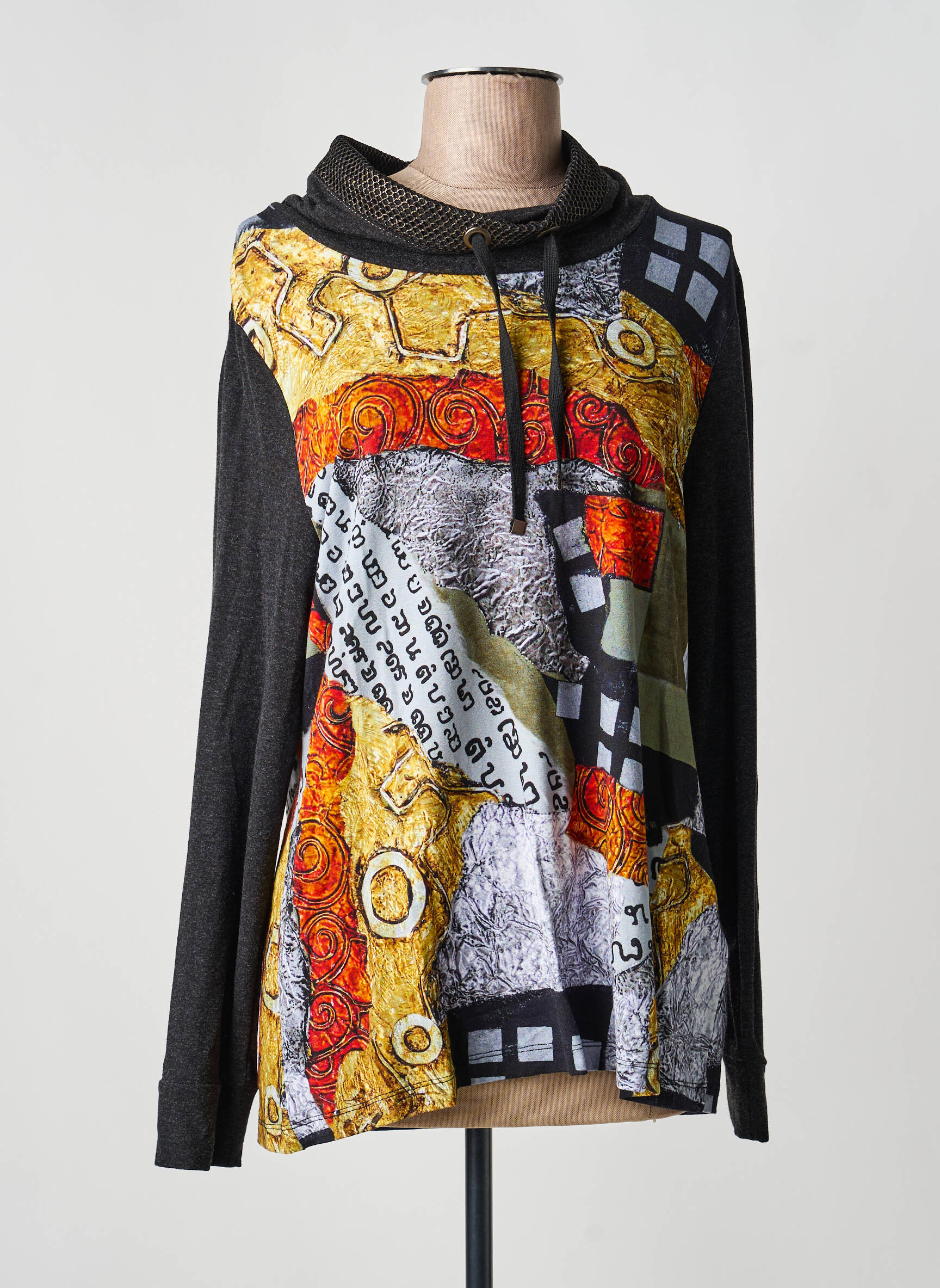 Tricou mâneci lungi mâneci lungi negru DOLCEZZA femeie