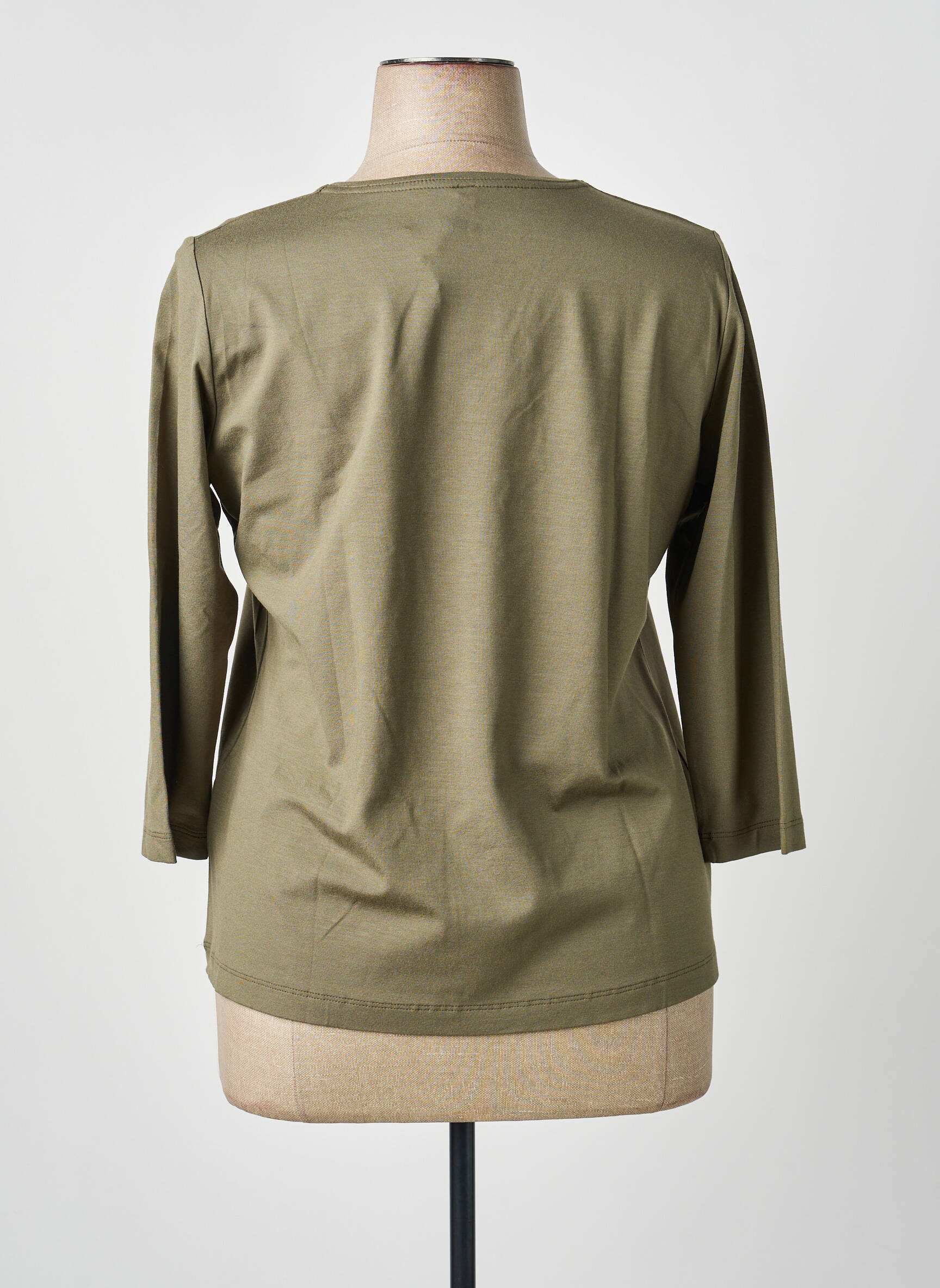 Tricou mâneci 3/4 mâneci 3/4 verde RABE femeie