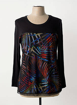 Tricou mâneci lungi mâneci lungi negru GUY DUBOUIS femeie