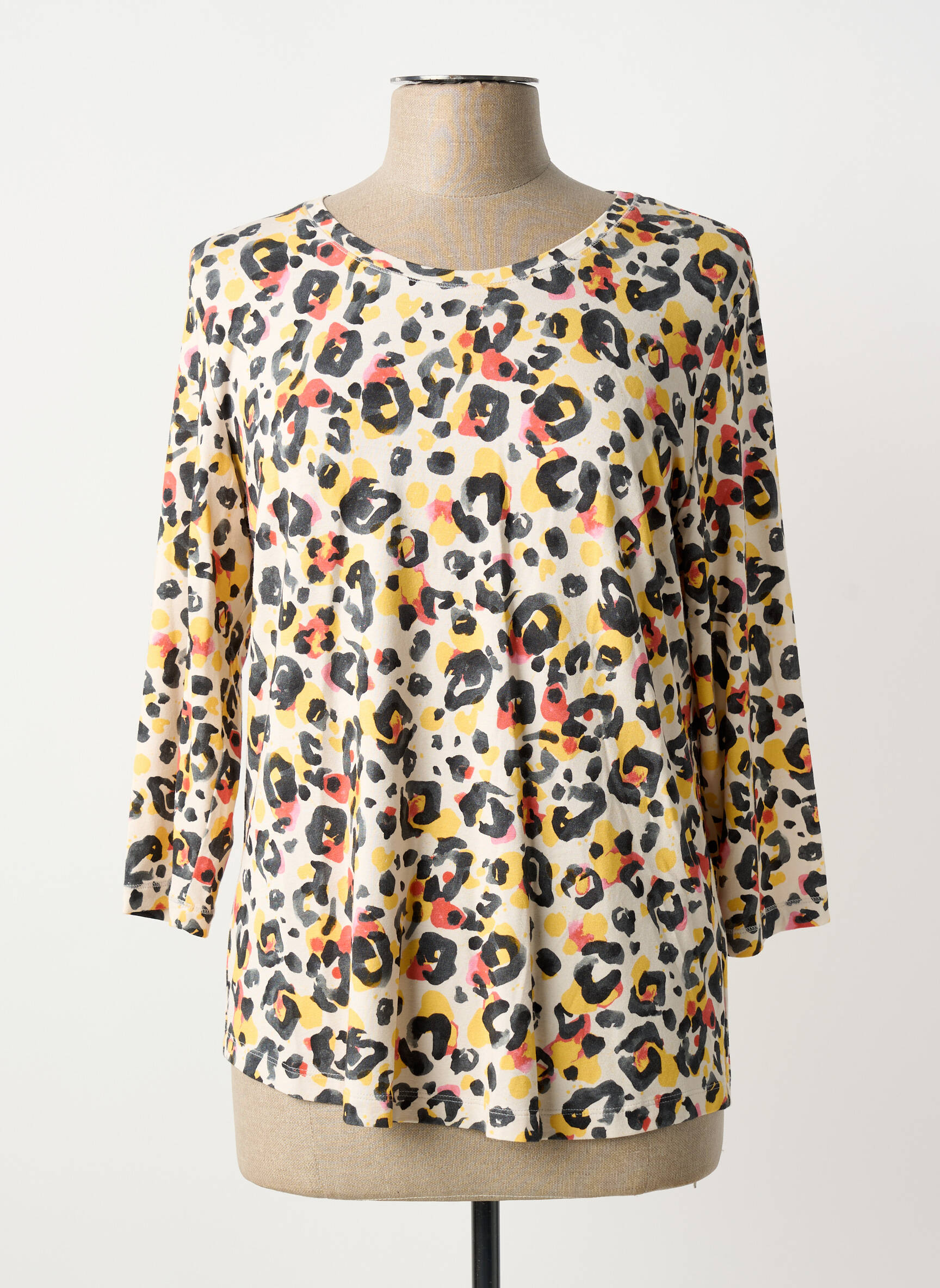 Tricou mâneci 3/4 mâneci 3/4 galben THOMAS RABE femeie