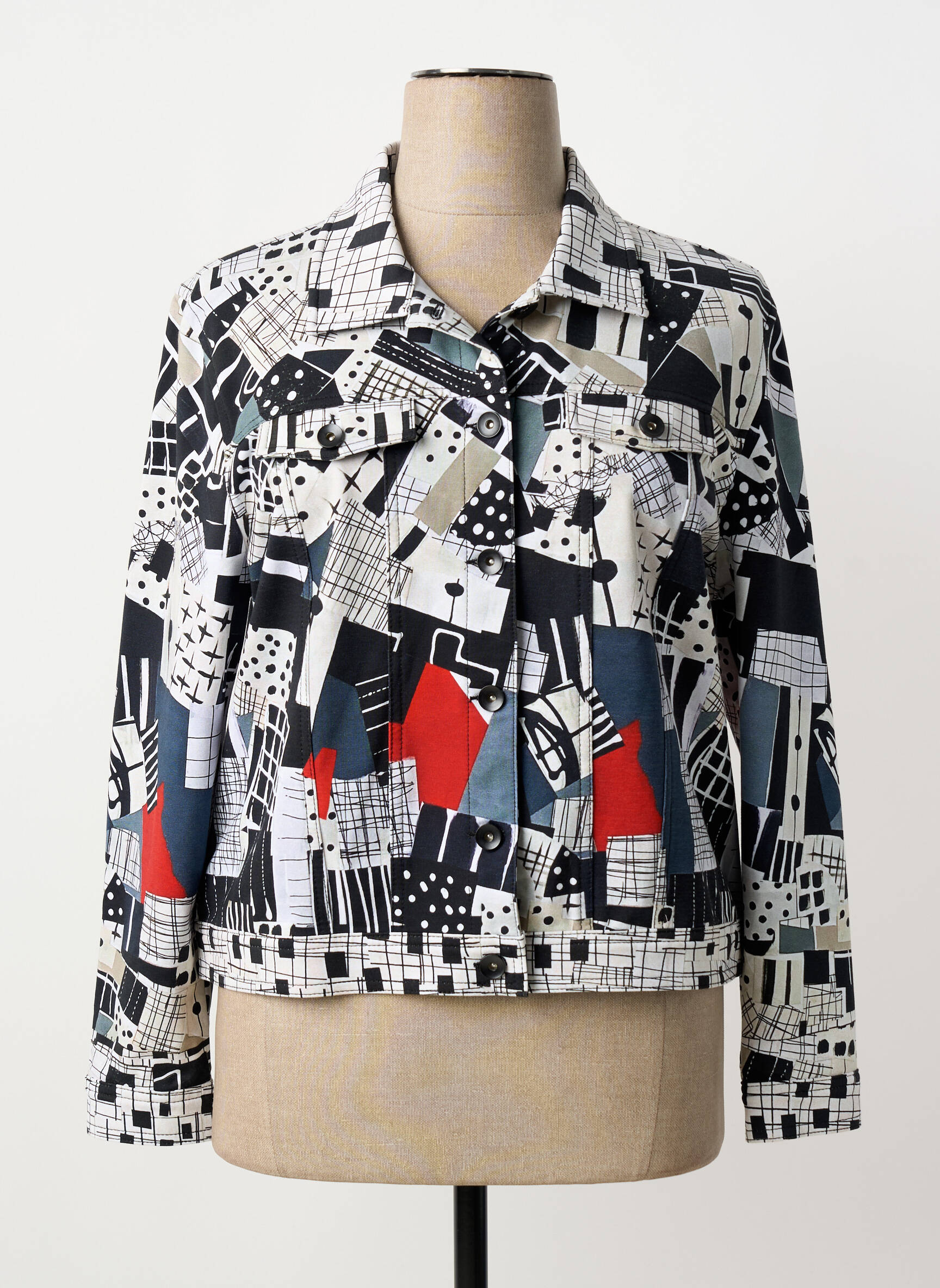 Jachete casual buzunare negru DOLCEZZA femeie