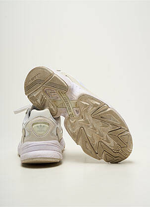 Adidași vârf rotund toc de 4 la 6 cm alb ADIDAS femeie