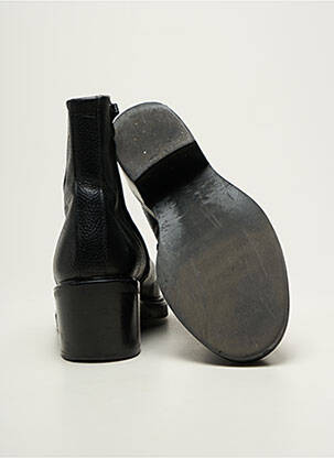 Botine/ghete material neted toc de 4 la 6 cm negru M.MOUSTACHE femeie