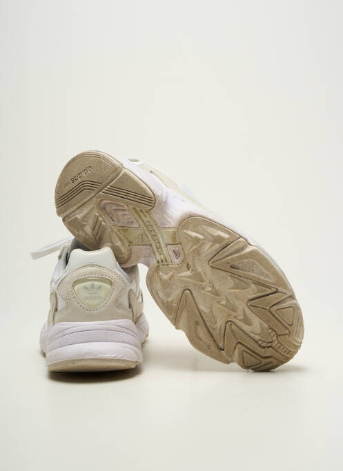 Adidași vârf rotund toc de 4 la 6 cm alb ADIDAS femme