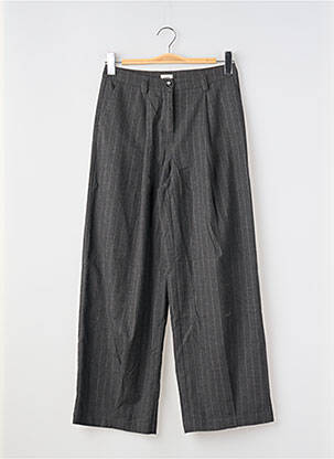 Pantalon drept talie cu cleme mărime normală gri PIMKIE femeie
