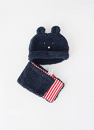 Căciulă căptușeală albastru P'TIT BISOU garcon