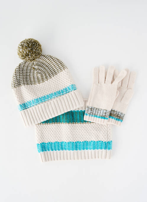 Căciulă tricotaj din plasă bej MARESE enfant