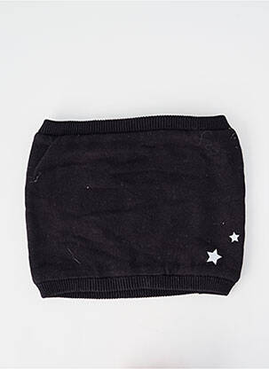 Guler / eșarfă de gât căptușeală negru NANO & NANETTE fille