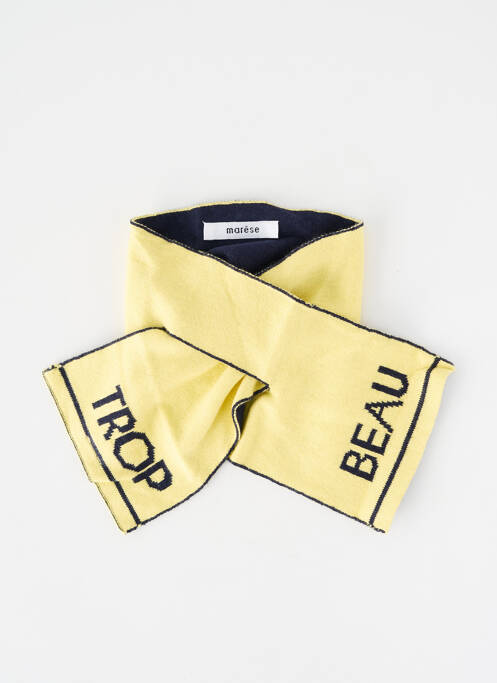 Eșarfă țesătură opacă galben MARESE garcon