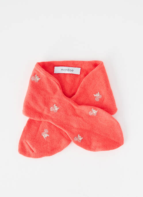Eșarfă broderie portocaliu MARESE fille