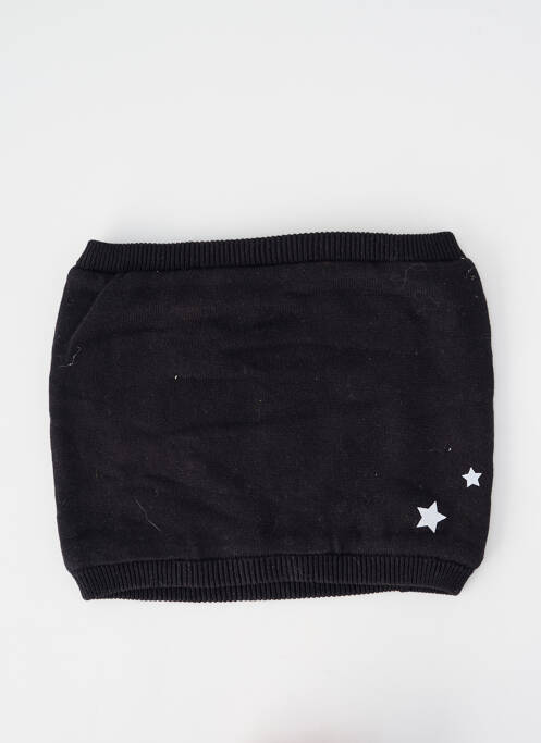 Guler / eșarfă de gât căptușeală negru NANO & NANETTE fille