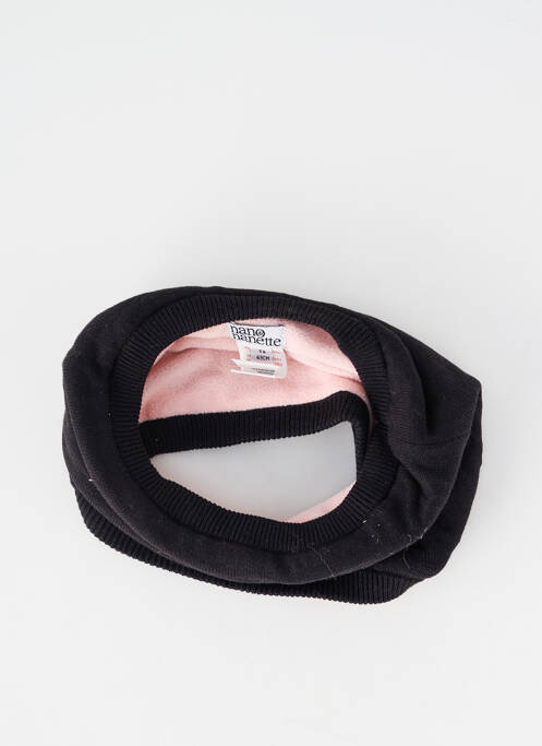 Guler / eșarfă de gât căptușeală negru NANO & NANETTE fille