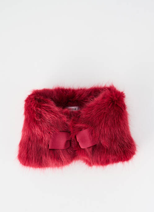 Guler / eșarfă de gât cusături întărite roșu MARESE fille