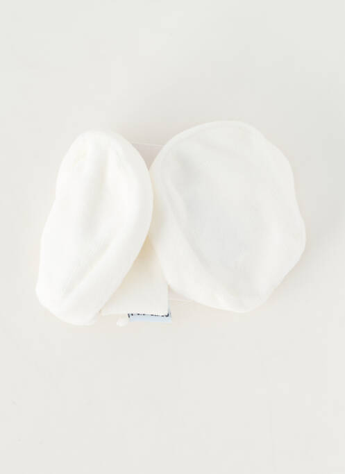 Papuci/pantofi de casă vârf rotund vârf rotund alb P'TIT BISOU garcon