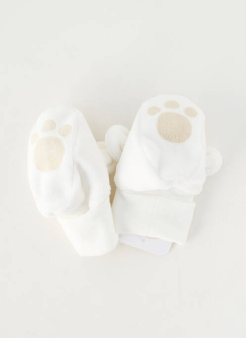 Papuci/pantofi de casă vârf rotund vârf rotund alb MARESE enfant