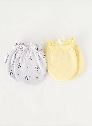 Mănuși imprimeu fantezie galben P'TIT BISOU enfant