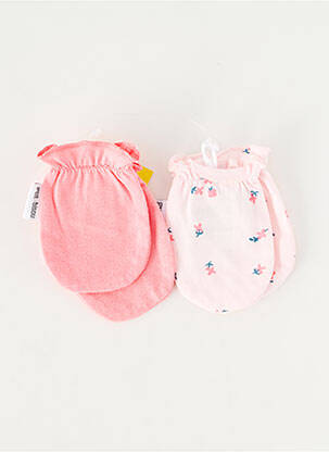 Mănuși imprimeu fantezie roz P'TIT BISOU fille