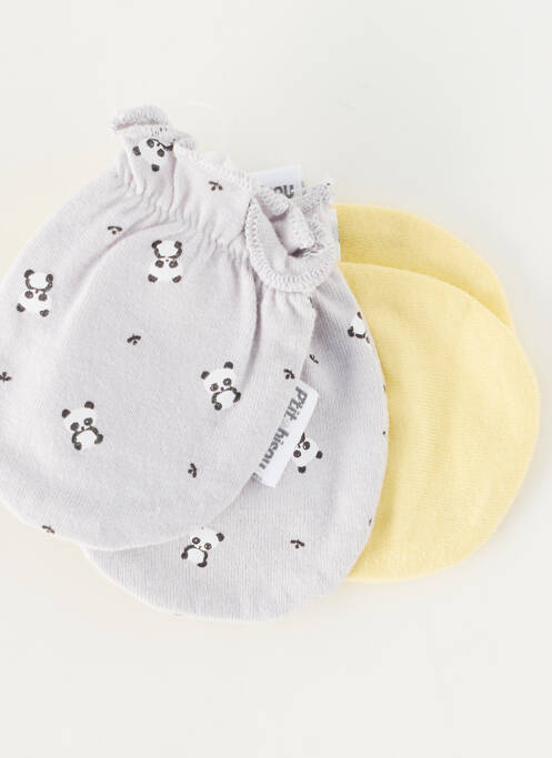 Mănuși imprimeu fantezie galben P'TIT BISOU enfant