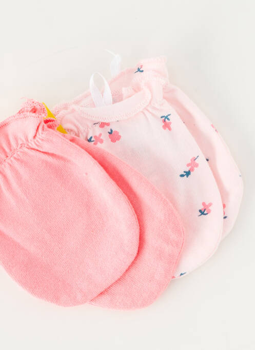 Mănuși imprimeu fantezie roz P'TIT BISOU fille