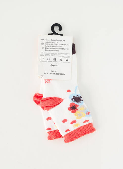 Șosete elasticitate alb MARESE fille