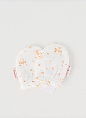 Mănuși alb P'TIT BISOU fată