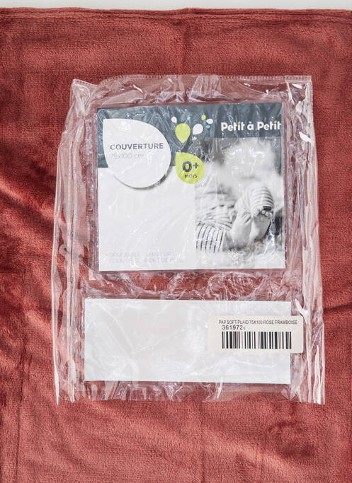 Pătură țesătură polară roz PETIT À PETIT enfant
