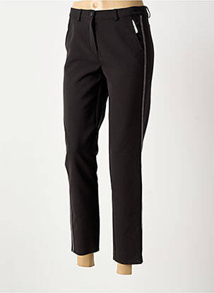 Pantalon 7/8 croială chino mărime normală negru FRANK WALDER femeie