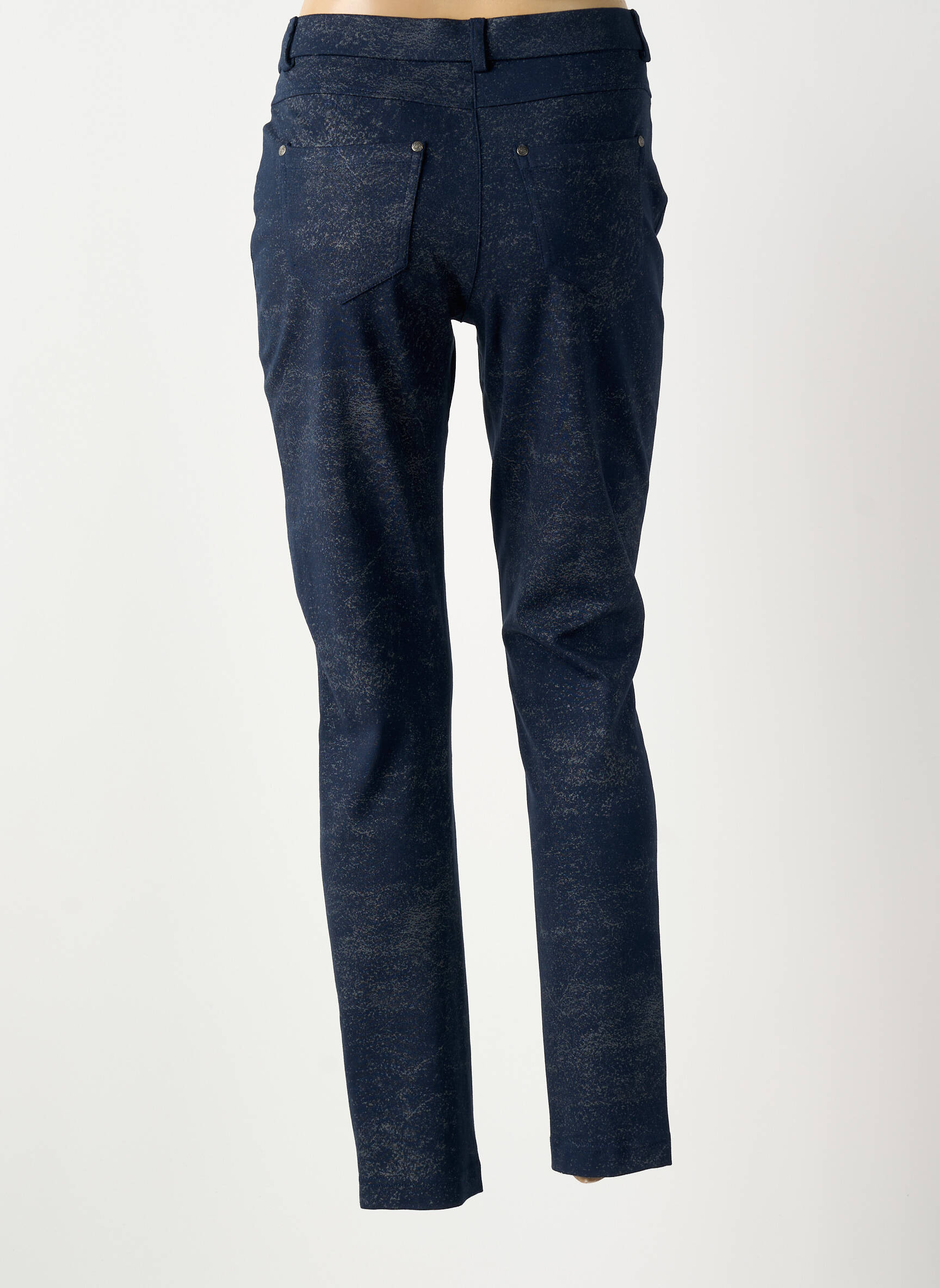 Pantalon slim elasticitate mărime normală albastru GREGORY PAT femeie