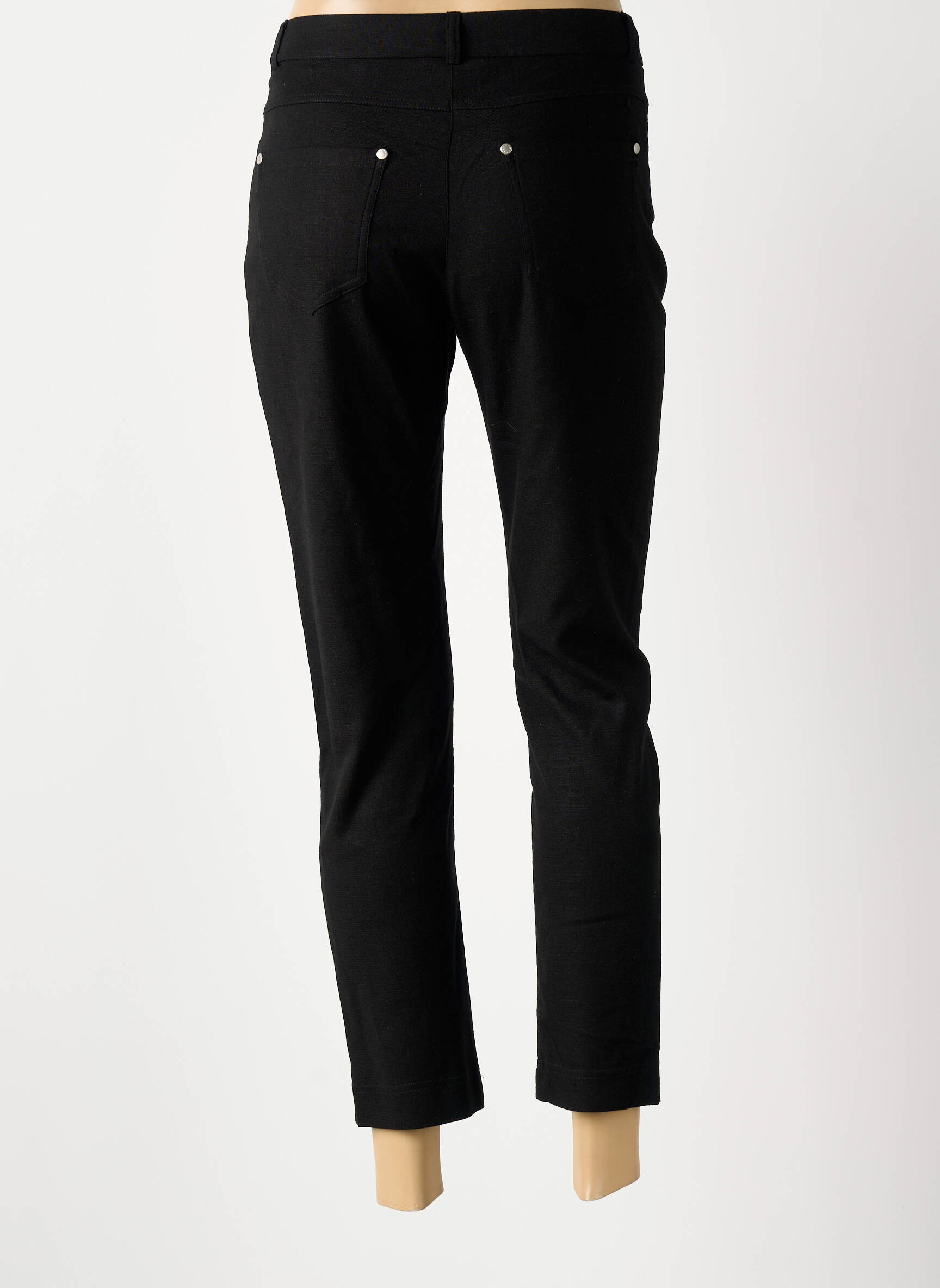 Pantalon 7/8 elasticitate mărime normală negru GUY DUBOUIS femeie