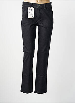 Pantalon slim elasticitate mărime normală negru ANNA MONTANA femeie