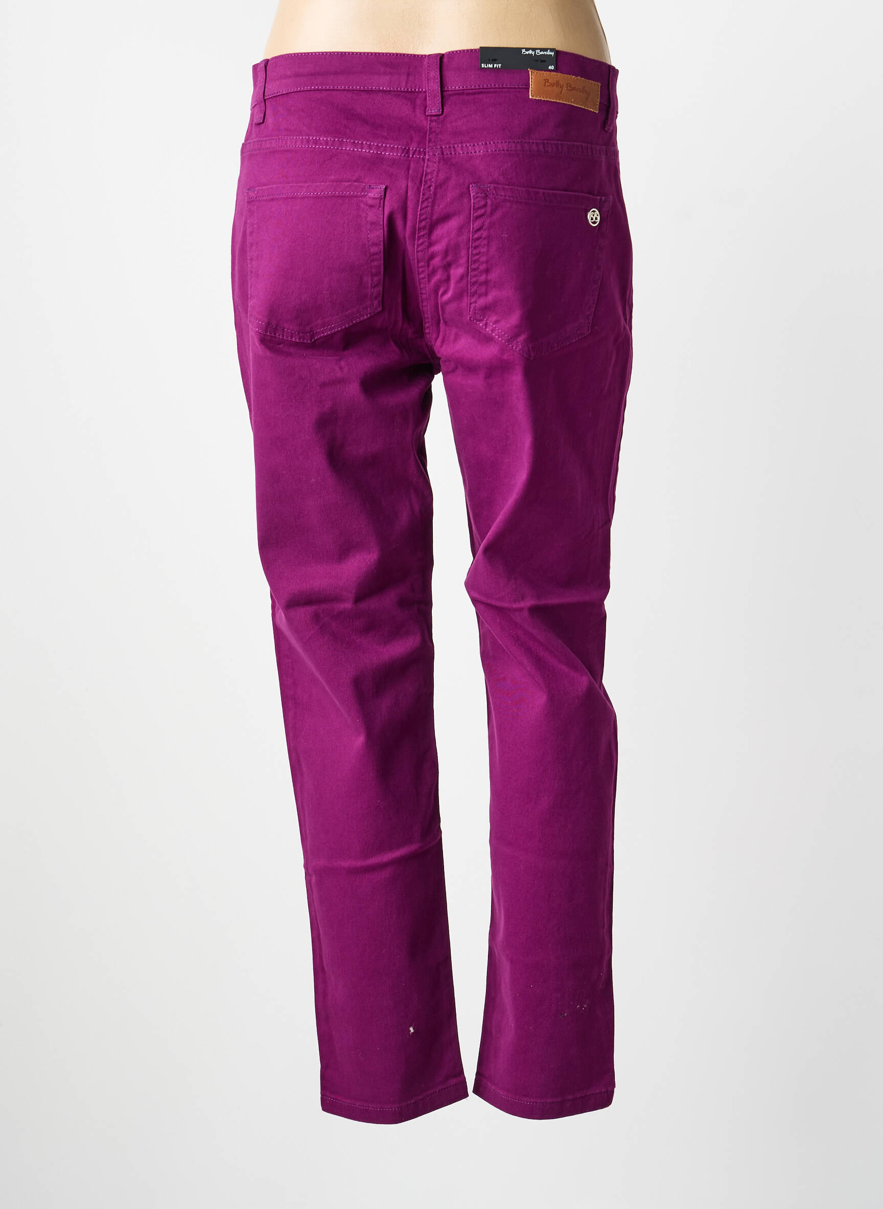 Pantalon drept elasticitate mărime normală violet BETTY BARCLAY femeie