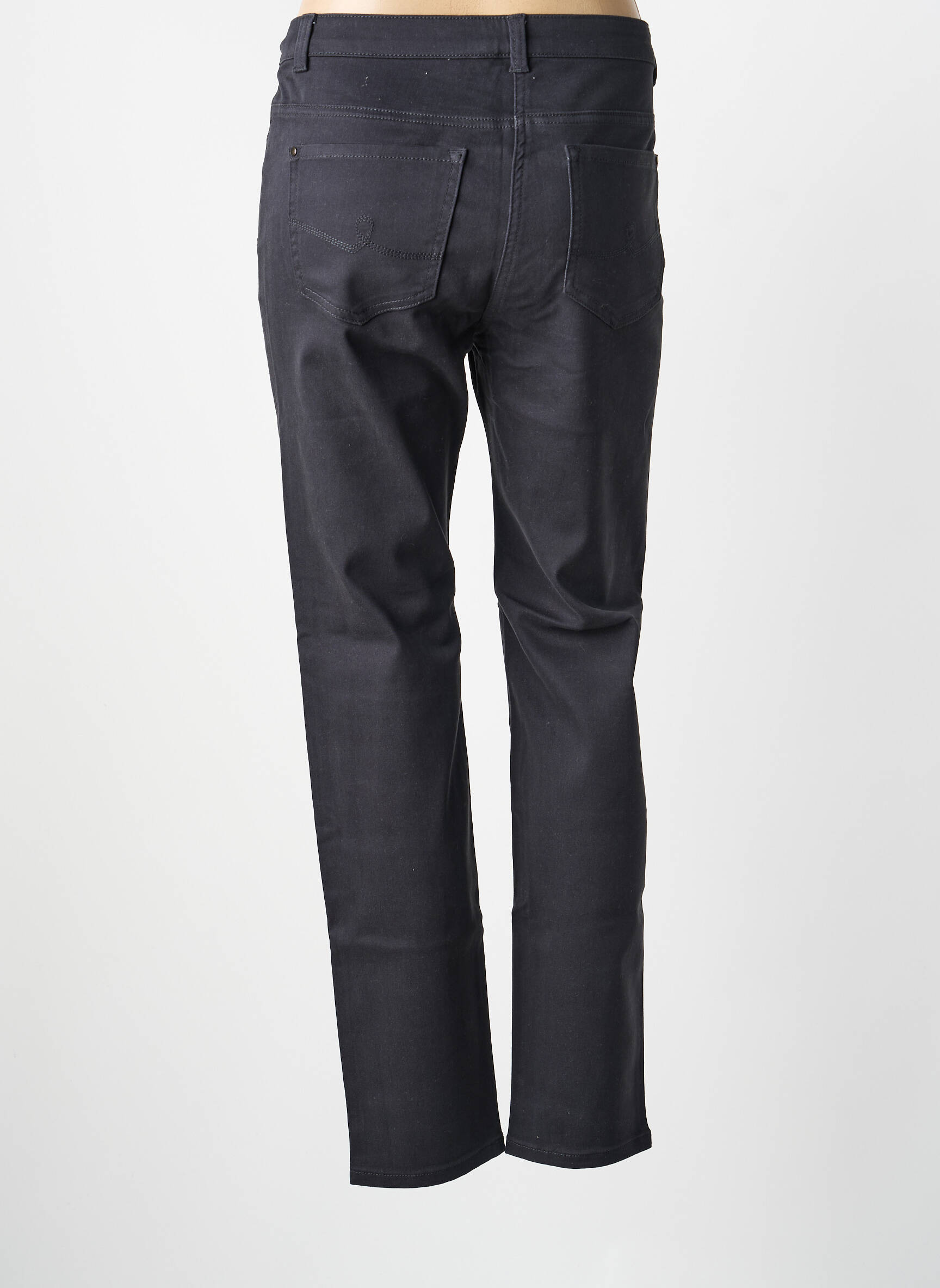 Pantalon drept elasticitate mărime normală gri BARBARA LEBEK femeie