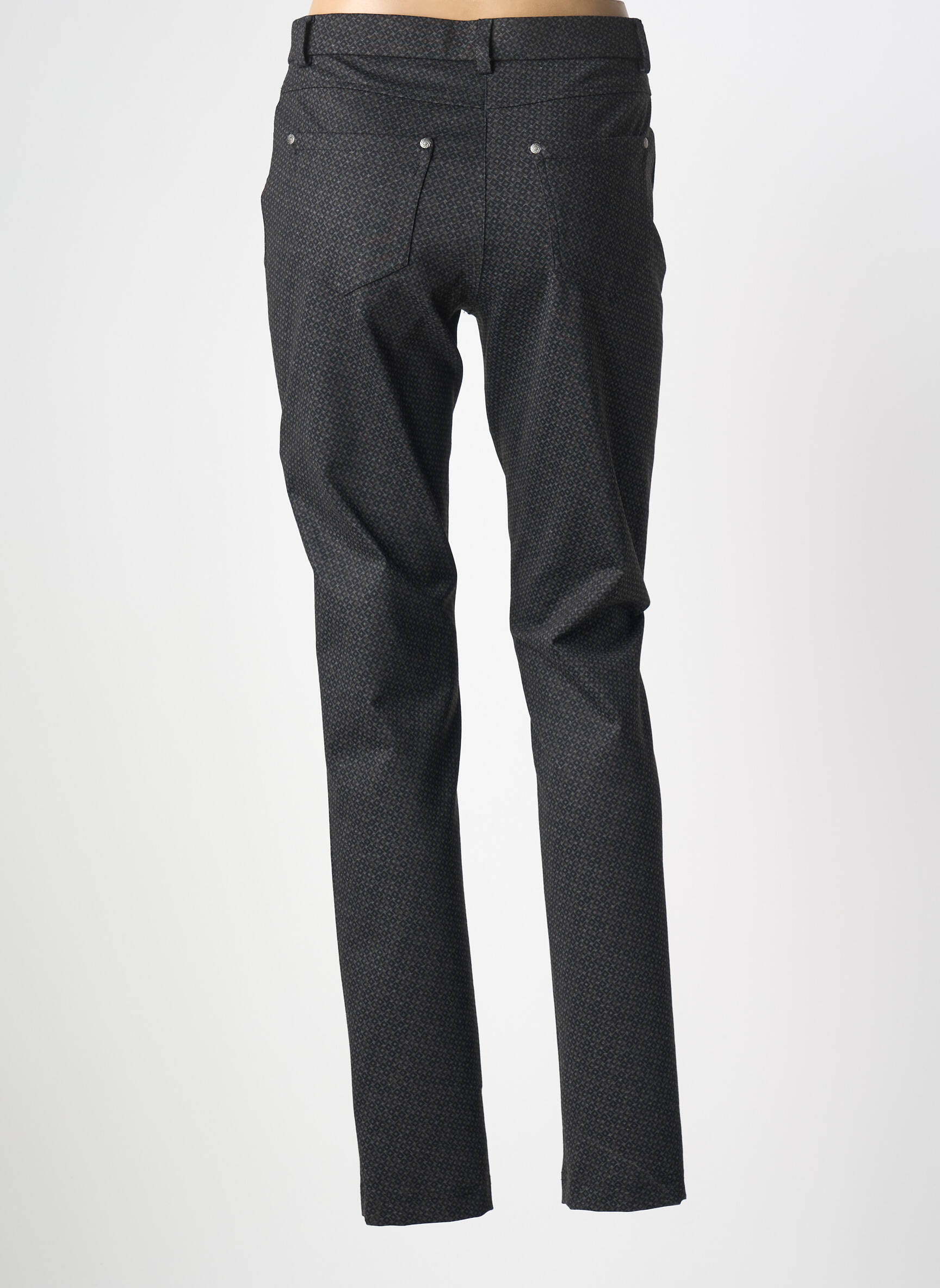 Pantalon slim elasticitate mărime normală gri GUY DUBOUIS femeie