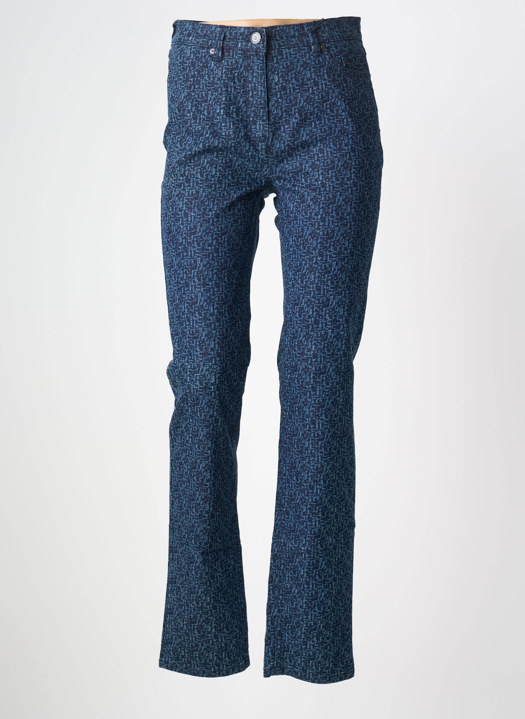Blugi cu croială slim elasticitate mărime normală albastru TONI femeie