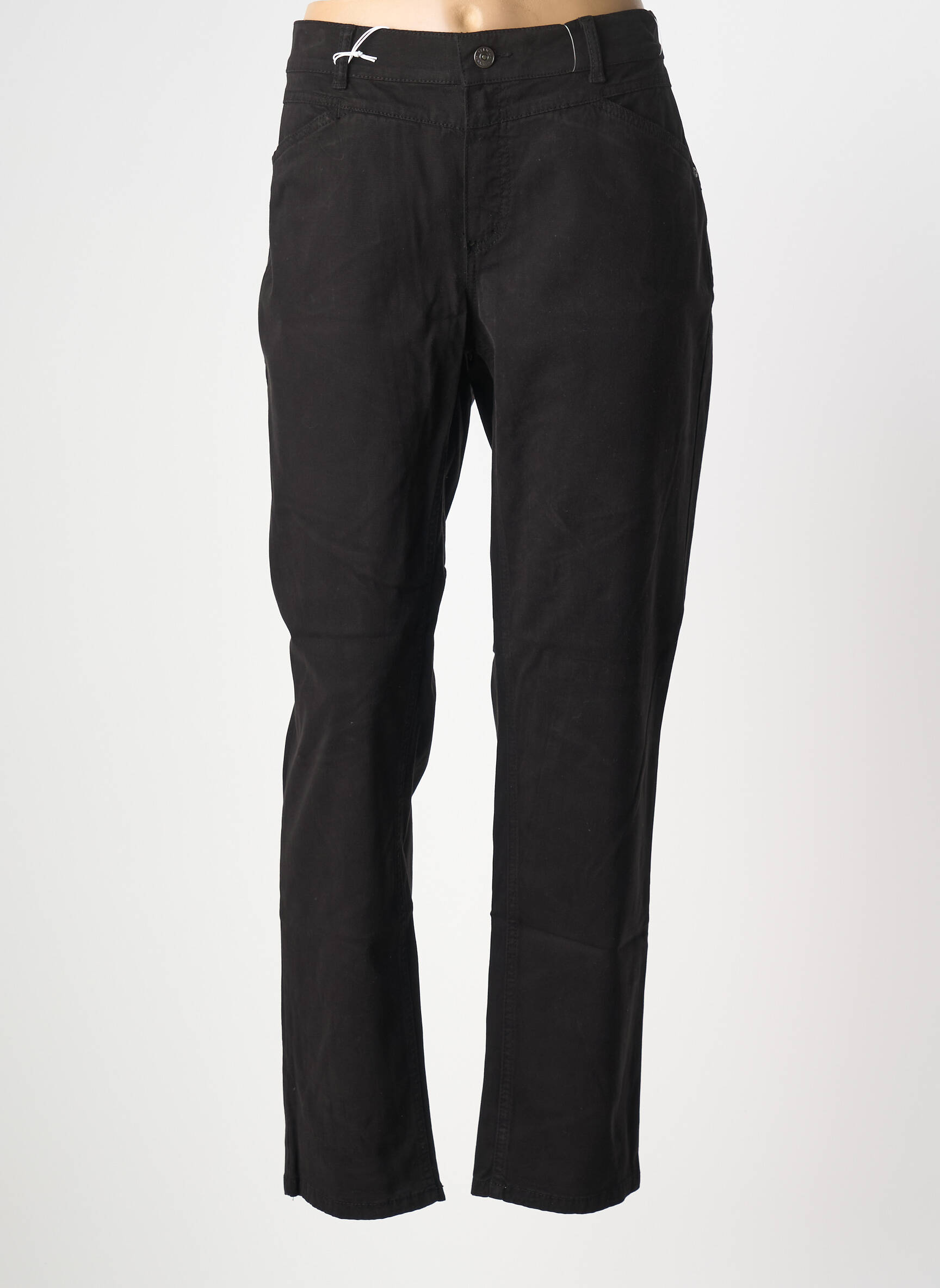 Pantalon slim elasticitate mărime normală negru ANNA MONTANA femeie