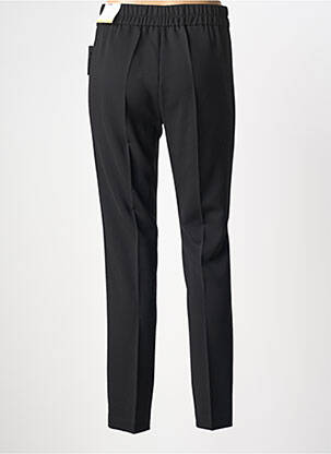 Pantalon slim talie elastică mărime normală negru FRANK WALDER femeie