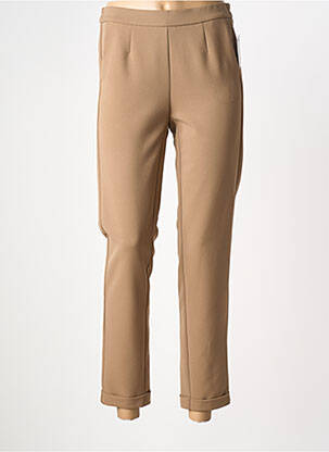 Pantalon 7/8 elasticitate mărime normală maro FRANK WALDER femeie