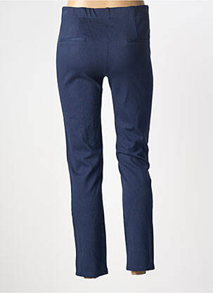 Pantalon slim talie elastică mărime normală albastru BARBARA LEBEK femeie