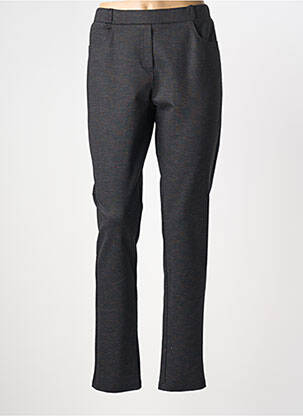 Pantalon slim talie elastică mărime normală negru GUY DUBOUIS femeie