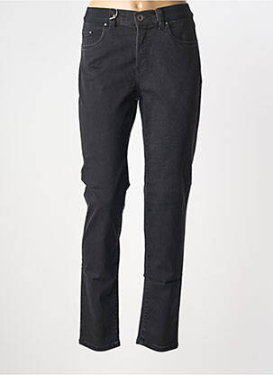 Pantalon slim talie elastică mărime normală negru ANNA MONTANA femeie
