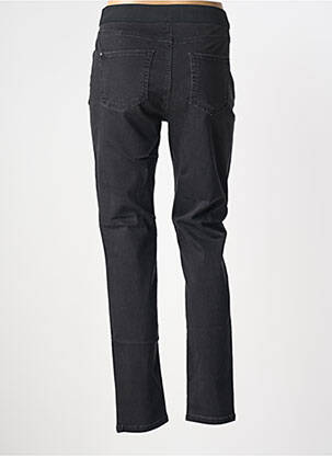 Pantalon slim talie elastică mărime normală negru ANNA MONTANA femeie