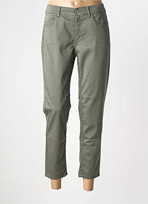 Pantalon 7/8 elasticitate mărime normală verde ANNA MONTANA femeie
