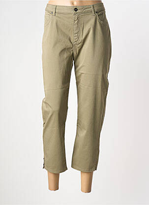 Pantalon 7/8 elasticitate mărime normală verde GUY DUBOUIS femeie