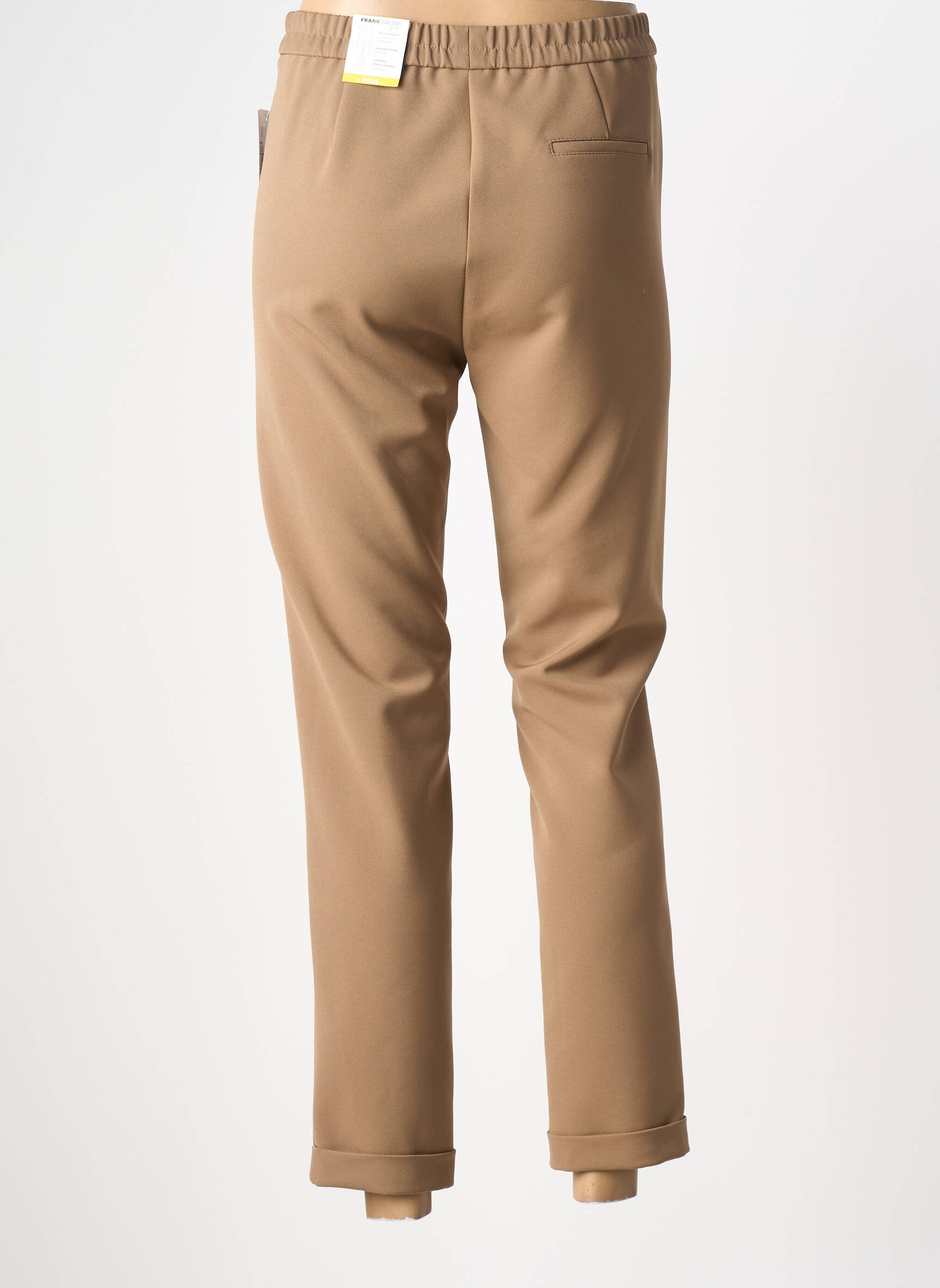 Pantalon 7/8 elasticitate mărime normală maro FRANK WALDER femeie