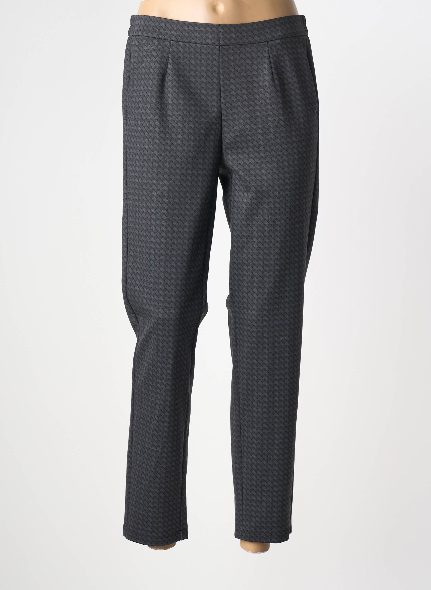 Pantalon drept elasticitate mărime normală gri FRANK WALDER femeie