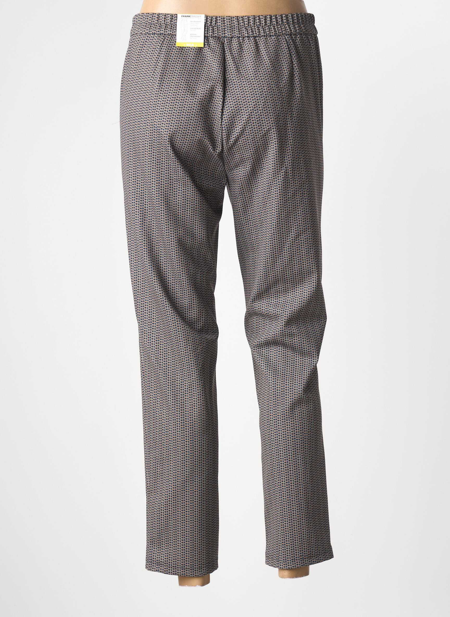 Pantalon 7/8 elasticitate mărime normală negru FRANK WALDER femeie