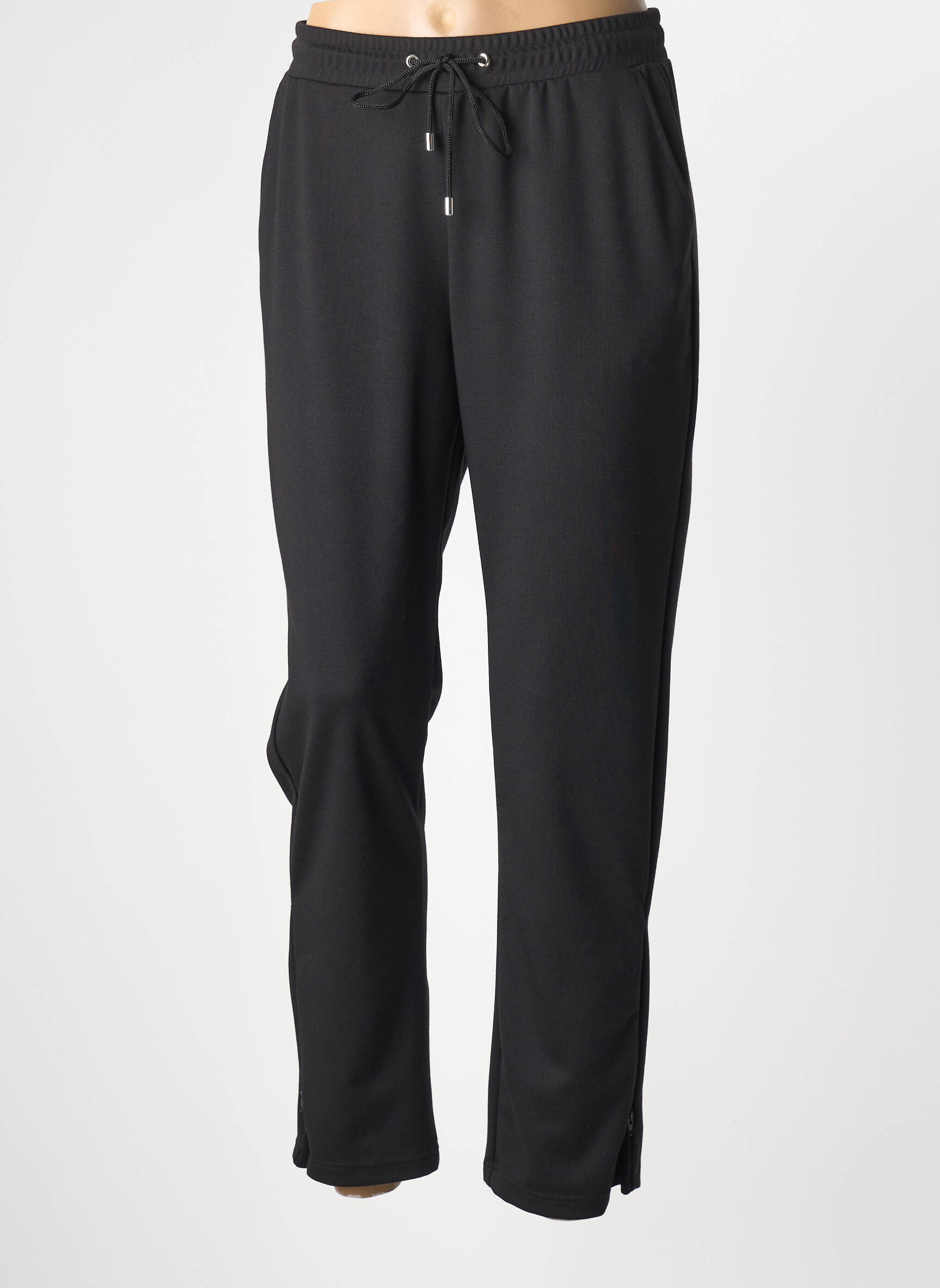 Pantalon drept elasticitate mărime normală negru MERI & ESCA femeie