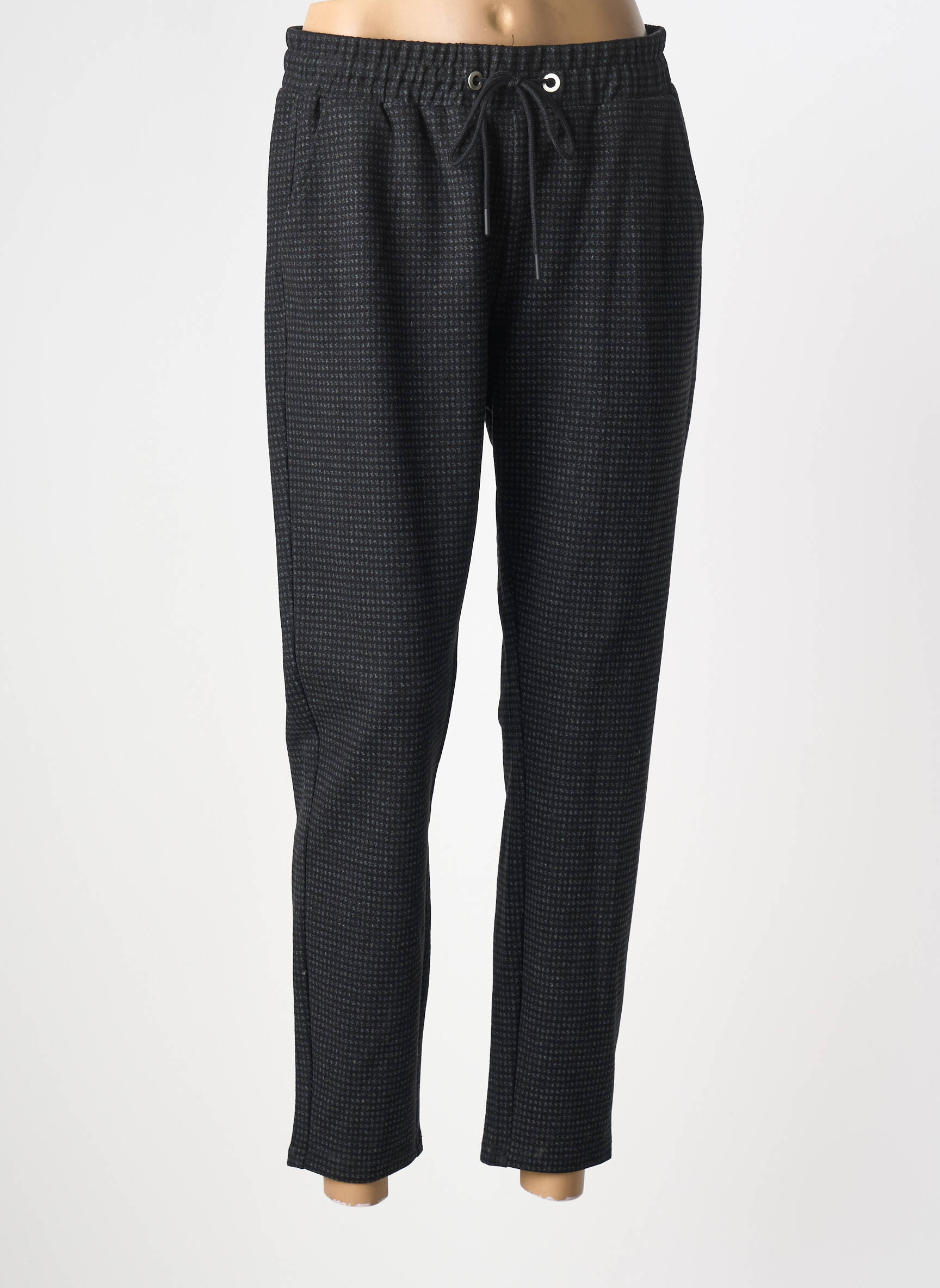 Pantalon drept elasticitate mărime normală negru TINTA femeie